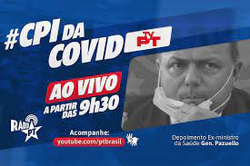 Maybe you would like to learn more about one of these? Cpi Da Covid Ao Vivo Assista Ao Depoimento De Pazuello Partido Dos Trabalhadores