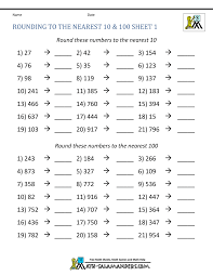 This video shows one way to explain rounding numbers to the nearest hundred. Rounding To The Nearest 100 Worksheets