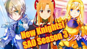 He may be small, but he's a very powerful scared arts user. Sword Art Online Season 3 New Characters Alice Eugeo Knights Alicization Sao Season 3 Youtube