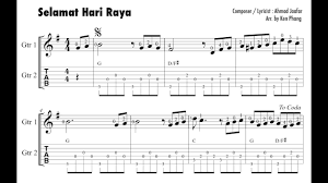 Selamat Hari Raya Guitar Duet Youtube
