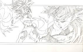 Goku Vs Kafla Youngjijii Dragon Ball Super Art Dragon Ball Wallpapers Dragon Ball