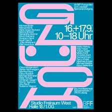 Our Poster Gluck For The Bff Exhibition At Baumwollspinnerei Was Selected Amongst The 100 Beste Plakate Deutschland Osterreich Schweiz Plakat Bff Poster S