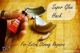 Use only as much as. Super Glue Hack Strengthen Your Repairs The Diy Life