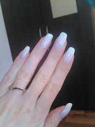 Paznokcie Ombre Z Brokatem French Ombre Nails Con Imagenes