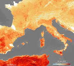Im jahr 2021 kam es in europa zu einer hitzwelle. Esa Neue Hitzewelle In Europa