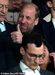 Prince William goes through emotional rollercoaster watching his beloved  Aston Villa in Paris as he relishes 'making really important memories' with  George