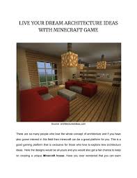 Room ideas for your house in minecraft. Incredible Minecraft Interior Design Ideas By Architecturesideasofficial Issuu