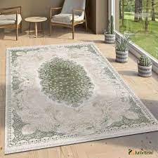 Merinos Yolluk Hali 80x150 Rodin 19777 040 Krem Yesil Rodin Halilar Renkler