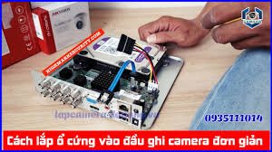 Cách lắp ổ cứng vào đầu ghi camera đơn giản tại nhà