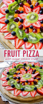 You Can T Beat A Classic This Colorful Delicious Fruit Pizza Has The Works And Is Baked Fruit Pizza Recipe Sugar Cookie Crust Fruit Pizza Sugar Cookie Recipe