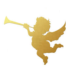 Outline angel wings tattoos on back. Download Free Photo Of Cherub Angel Gold Golden Horn From Needpix Com
