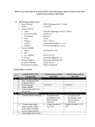 Sebetulnya tidak hanya dokumen 1 saja yang di butuhkan, ada dokumen pelengkap lainya seperti dok 2 dan 3. Review Ktsp Muh 2019 2020 Tpm Pdf