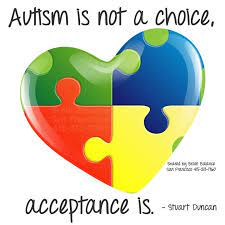 Being aware is great but being accepted means so much more to those of us who have autism. Autism Quotes Of God Quotesgram