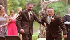 They had gone to the same high school, my stepfather a few years older, both lauded athletes. Dad Stops Pulls Stepdad Into Wedding Procession To Give Daughter Away Together
