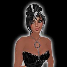 Their hair color is the product of their skin color. Second Life Marketplace Hazzard Infaillible Black Hair With White Stripes