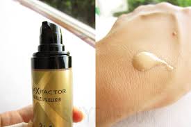 New Max Factor Ageless Elixir Foundation Applied With
