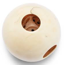 It has 8 seperate and freely moving layers, each within the other. Puzzle Balls Information And Price Guide All Collectible Games