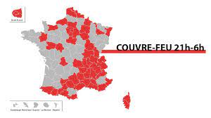 Alors qu'on dénombrait plus de 5,9 millions de cas en france depuis le début de l'épidémie, une correction de doublons apportée par. Covid 19 En France La Carte Des Departements Soumis Au Couvre Feu Dossier Familial