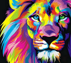 Fond D Ecran Lion Peinture De Lion L Art De Lion Art Animalier