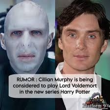 Cillian Murphy as Lord Voldemort 🐍💚 What do you think?
