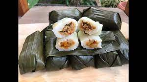 Resep Lontong Isi Oncom 2000an Snack Box Pulen Lembut Youtube