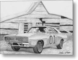 Find cachepots, planters more home decor. 1969 Dodge Charger General Lee Muscle Car Art Print Metal Print By Stephen Rooks In 2021 1969 Dodge Charger Car Art Dodge Charger