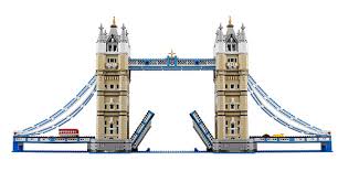 Tower bridge measures 40 long, 17 high and 10 wide. 10214 Tower Bridge Unveiled At Brickfair London Bridge With 500 Tan Cheese Slopes News The Brothers Brick The Brothers Brick