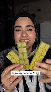 MATCHA chocolate bars 🤤🍵🍫 @drbaby @dr_nourhankandil , ., ., ., .,  #matcha #chocolatebar #eating #drbaby #thehungrygirl #viral
