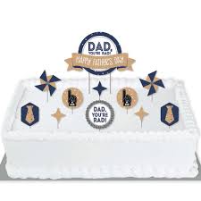 Complete it with a message from you. My Dad Is Rad Father S Day Party Cake Decorating Kit Happy Father S Day Cake Topper Set 11 Pieces Bigdotofhappiness Com