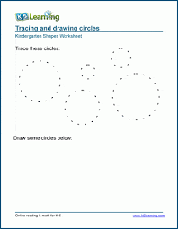 Learning shapes and colors is such an exciting time for children as their world expands and they explore everything around them! Drawing Shapes Worksheets For Preschool And Kindergarten K5 Learning