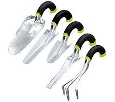Radius Garden 5 Piece Ergonomic Gardening Handtool Set Qvc Com In 2020 Radius Garden Garden Hand Tools Hand Tool Set