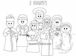 Il 1 novembre si celebrano tutti i santi e in molti si apprestano a mandare un pensiero e una frase d'auguri ispirata da condividere su whatsapp e buona festa! Disegni Di Santi Da Colorare Tutti I Santi Lavoretti Creativi