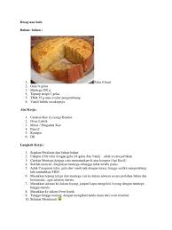 Blender tapai singkong dan susu cair hingga hancur, kemudian sisihkan. Resep Kue Bolu