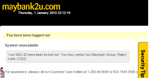 The payment is currently in process for this same transaction. Akaun Maybank2u Di Block M2u Reject Code 1202 Iena Lifestyle Blogger
