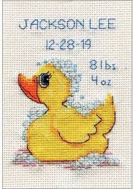Beaded crafts, cross stitch, embroidery, plastic canvas, latch hook rug kits and much more. Design Works Rubber Ducky Birth Record Stitch And Mat Cross Stitch Kit 4484 123stitch