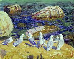 Отечественный пловец в финале показал результат 1 минута 53. Seagulls 1910 Arkady Rylov Wikiart Org