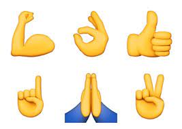 What Do All The Hand Emojis Mean Or How To Know When To Use Prayer Hands Vs Applause Hand Emoji Prayer Hands Emojis And Their Meanings Grinning face with round eyes means. what do all the hand emojis mean or