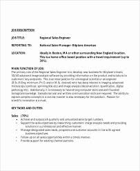 Regional Sales Manager Job Description Luxury 10 Sales Engineer Job Description Templates Pdf Doc Job Description Sales Manager Job
