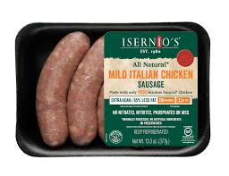 Smoked chicken sausage links are made with washington state farm apples. Nutritional Information Ingredients Isernio S Premium