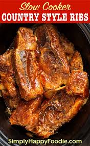 Slow Cooker Country Style Ribs Are Rich And Flavorful These Super Easy To Make Crock Pot Countr Crockpot Ribs Recipes Slow Cooker Ribs Recipe Slow Cooker Ribs