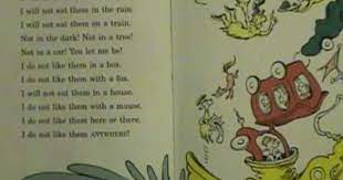 A Complete Reading Of Dr Seuss S Green Eggs And Ham With Music The Video Is The