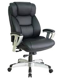 Amazon Com New Big And Tall Black Executive Office Chair Leather Extra Padded Rated To 400 Pounds Five Executive Office Chairs Best Office Chair Office Chair