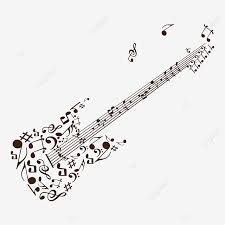 Gambar Gitar Listrik Dekorasi Bentuk Musik Ilustrasi Alat Musik Soundtrack Gitar Elektrik Png Dan Vektor Dengan Latar Belakang Transparan Untuk Unduh Gratis