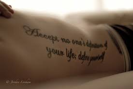 55 Unique Tattoo Quote Ideas For Women And Girls You could get bible scriptures, a famous quote, a verse from a poem or song, a quote from your favorite book, or something that you wrote yourself. 55 unique tattoo quote ideas for women