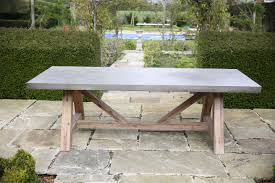 Roma Polished Concrete Table Concrete Outdoor Dining Table Outdoor Dining Table Concrete Dining Table