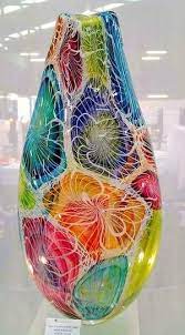 Colorful Art Glass By Hercio Dias Blown Glass Art Glass Art Art Glass Vase