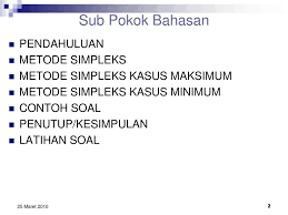 Formulasi model dan solusi grafik 3. Manajemen Sains Kuliah Ke 4 Ppt Download