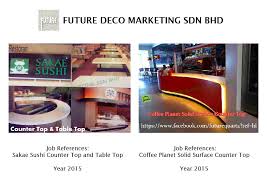 Solid top sdn bhd is an emerging market leader in the installation of natural stone worktops (or countertops) in malaysia. Future Deco Marketing Sdn Bhd Builtory Countertop Manufacturer And Contractor Malaysia