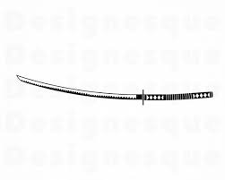 Katana 2 Svg Katana Svg Samurai Sword Svg Katana Clipart Etsy In 2021 Samurai Swords Katana Sword Tattoo
