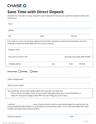 Apr 11, 2021 · how to fill out a deposit slip. Fill Free Fillable Chase Save Time With Direct Deposit Pdf Form